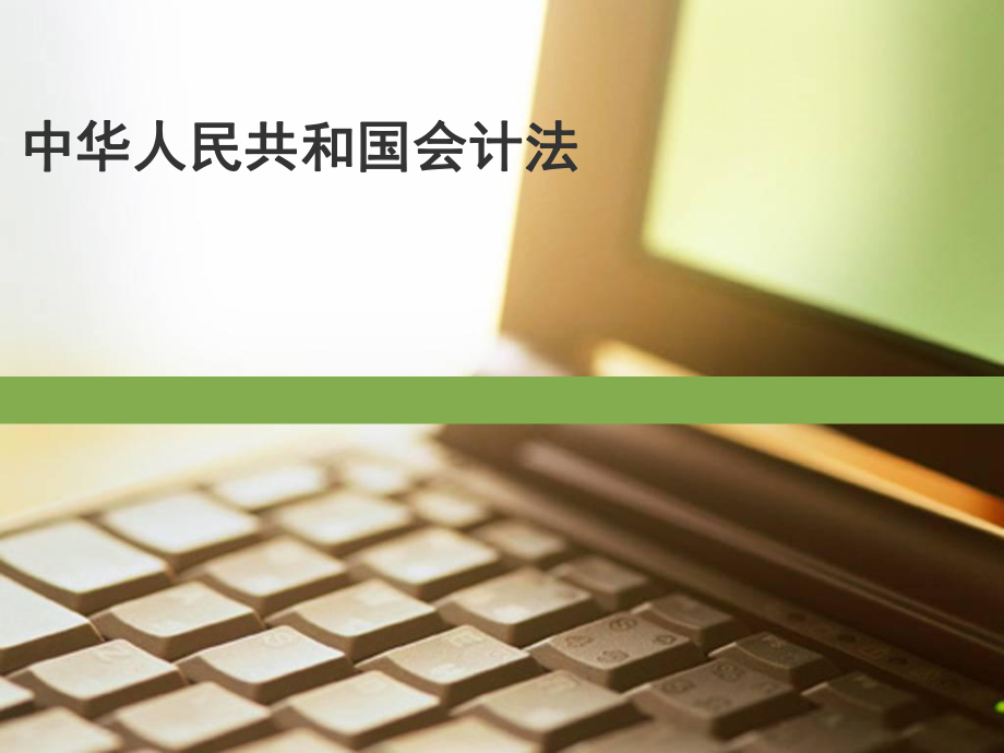 新会计法解读